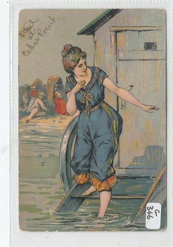 Glamour seaside woman in - seaside,