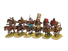MEDIEVAL ARAB/SARACEN CAVALRY 12 28mm painted historical DARK AGE SAGA