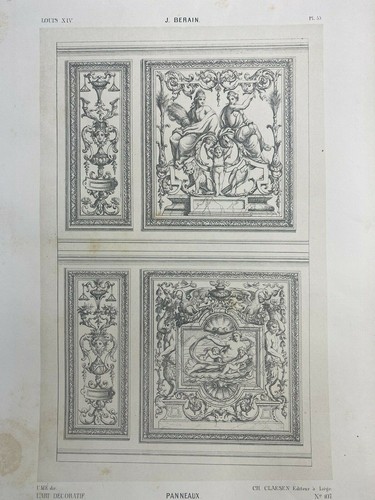 Antique print engraving - , 19c