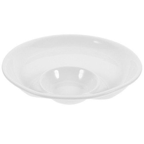 Divided soup sandwich plate - soup,