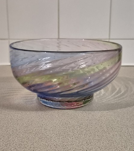 Vintage crystal flamenco bowl - ,