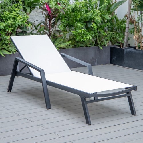 Garden sun lounger - lounger, aluminium