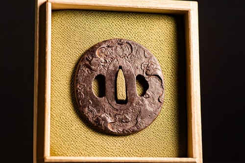 Antique tsuba edo period - antique,