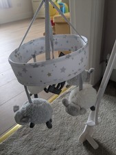 Silvercloud Counting Sheep Cot Mobile Musical for Baby Crib - Bed - Nursery