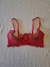 Honey Birdette Red Madison Bra Size 34F Brand New Without Tags
