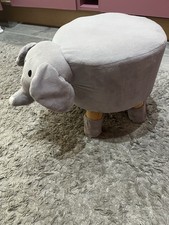Elephant wooden animal stool