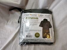GENTS WATERPROOF PONCHO - KAHKI ONE SIZE FITS ALL