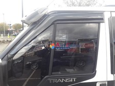FORD TRANSIT MK6 MK7 2000 to 2014 WIND & RAIN & DEFLECTOR COMPLETE SET OF 2