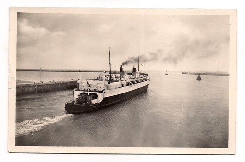 Dunkirk the ferry boat leaving - boat,
