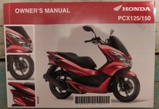 Genuine 2014-2017 Honda PCX125 PCX150 English Owners Manual 32K35L00 /32K35L010