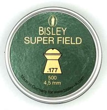 Bisley Superfield .177 Air Pellets Full Tins of 500 Fast UK Dispatch