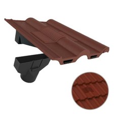 Antique Red Double Roman Roof