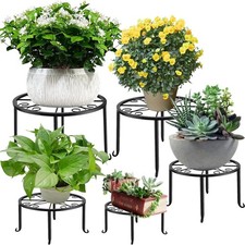 5 Pack Metal Plant Stands