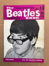 The Beatles Book Monthly Magazine - Original 1960s Issue - no.13 August 1964