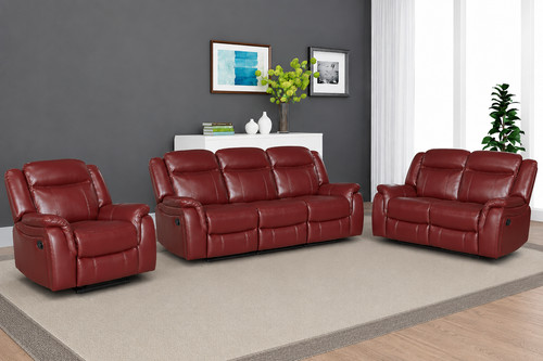 Burgundy red leather gel - burgundy,