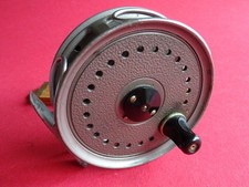 A GOOD USEABLE VINTAGE J W YOUNG 4" BEAUDEX SALMON FLY FISHING REEL
