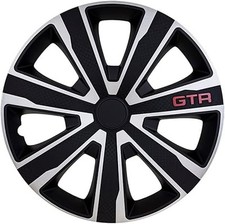 15" Wheel Trims For Volkswagen Golf MK7.5 Covers Hub Caps Carbon SB Set of 4