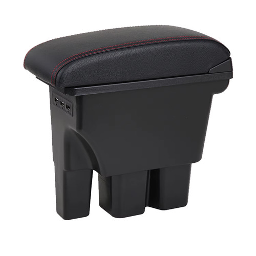 Center armrest box storage usb - center,