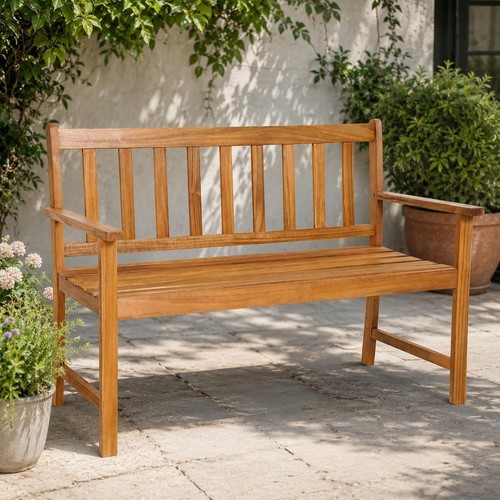 Seater wooden bench outdoor - seater,
