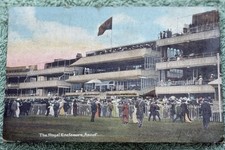 VINTAGE POSTCARD BERKSHIRE ASCOT RACECOURSE THE ROYAL ENCLOSURE