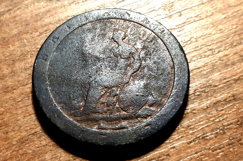 George iii cartwheel penny - cartwheel,