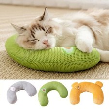 Dog U-shaped Pillow Calming Pet Pillow Soft Dog Neck Pillow For Dogs Cats Supply
