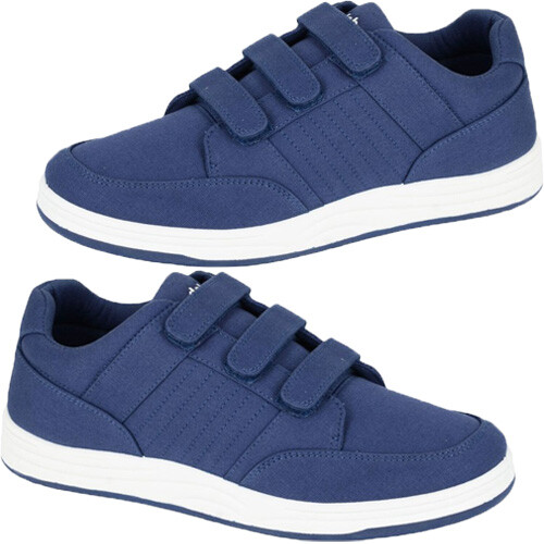 Mens canvas trainers plimsolls - canvas,