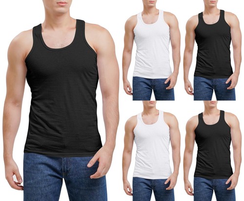 Mens vest 100 cotton gym - vest, 100%