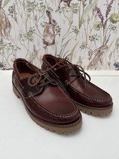 Barbour Brown Leather Boat