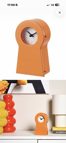 Ikea 1995clock orange 14 - orange,,