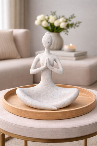 Yoga lady figurine 23cm - lady, –