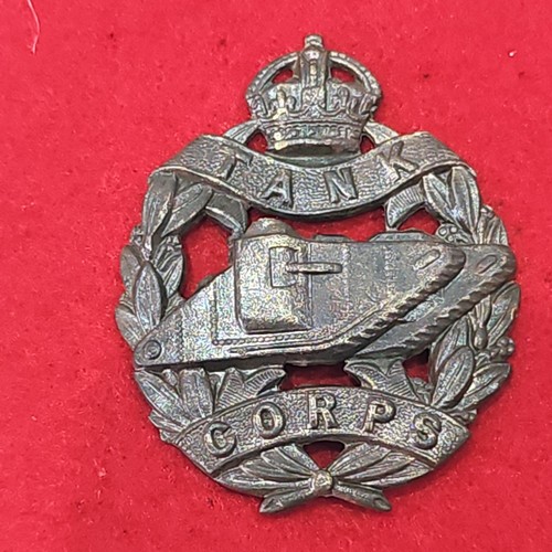 Original wwi tank corps cap - wwi,