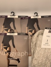 M&S Sock & Hold Ups Bundle 3x