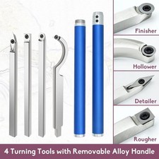 4 Piece Wood Lathe Tool Set