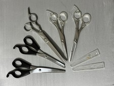 Hairdressing Hairdressers Used Scissors Thinnners Hair Home/Salon Scissors x5