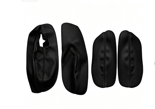 New black leather - 4*new,
