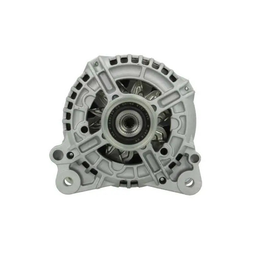 Alternator with freewheel belt