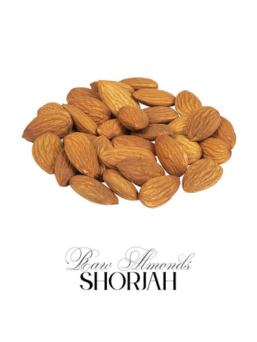 Whole almond raw - whole,