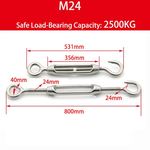 Turnbuckle wire tensioner hook - tensioner,