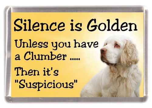 Clumber spaniel dog fridge - spaniel,