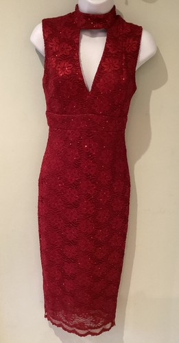 Jessica wright cherry - red, lace