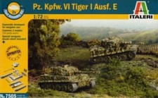 ITALERI 7505 1/72 WW2 German PZ KPFW.VI TIGER 1 AUSF E tank