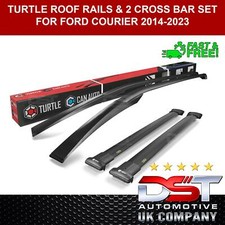 BLACK ROOF RAILS & 2 CROSS