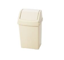 PLASTIC BINS SWING RUBBISH BIN 8 15 25 50 LITRE DUST BIN OFFICE / KITCHEN / HOME