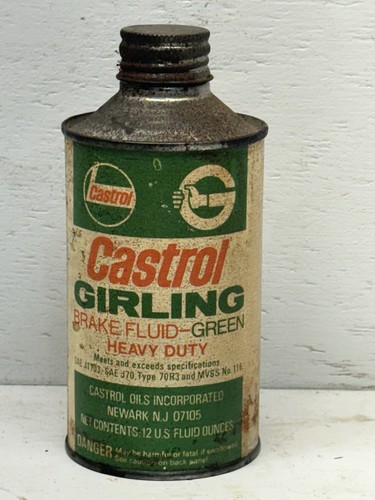 Rare castrol girling oil tin - oil,