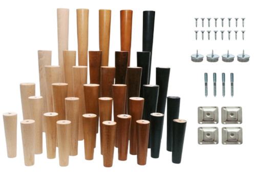 Wooden round furniture - 4x,