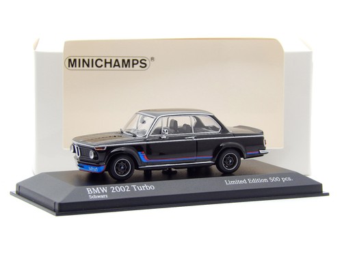 Bmw 2002 turbo black 1973 - 1/43,