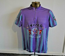 VINTAGE REUSCH - AERO CLUB CYCLING JERSEY MEN SIZE L