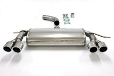 TA Technix duplex fine sport muffler 2x80mm L + R for Audi A3 1.4 + 2.0TFSI