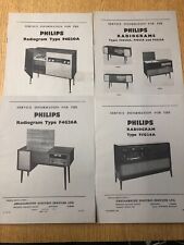 4 of Philips Service Information Sheets For Vintage Radiograms